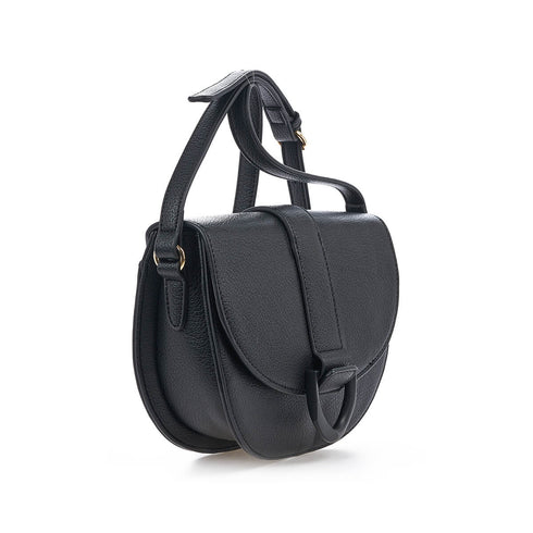 Verde Γυναικεία Τσάντα Χιαστί 16-7370 Μαύρο